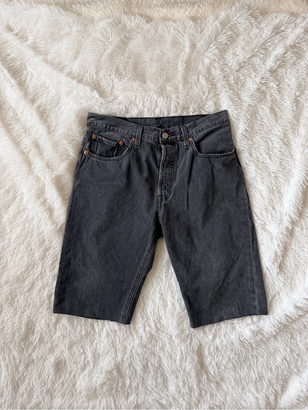 Women’s Black Denim Shorts/Capri